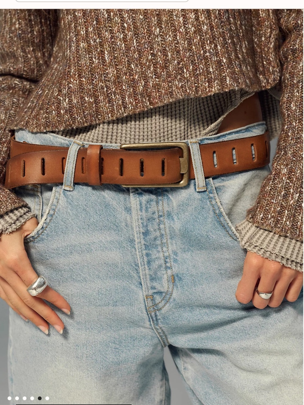 We the Free, Free People Belt Brown Size S/M